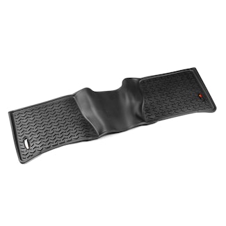 Rugged Ridge 12950.28 Rear Floor Liners, Black