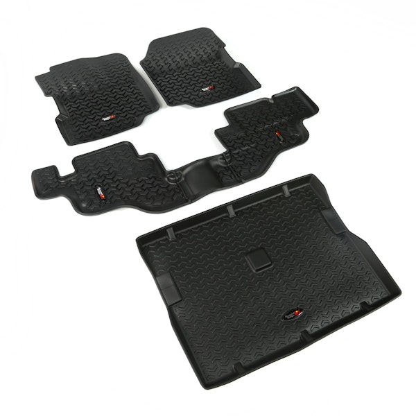 Rugged Ridge 12988.09 Floor Liners Kit, Black