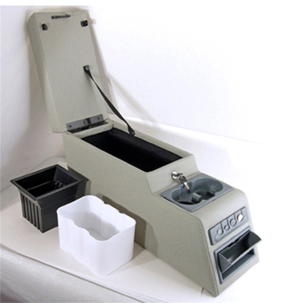 Rugged Ridge 13102.09 Ultimate Locking Console; Gray; 76-95 Jeep CJ/Wrangler YJ