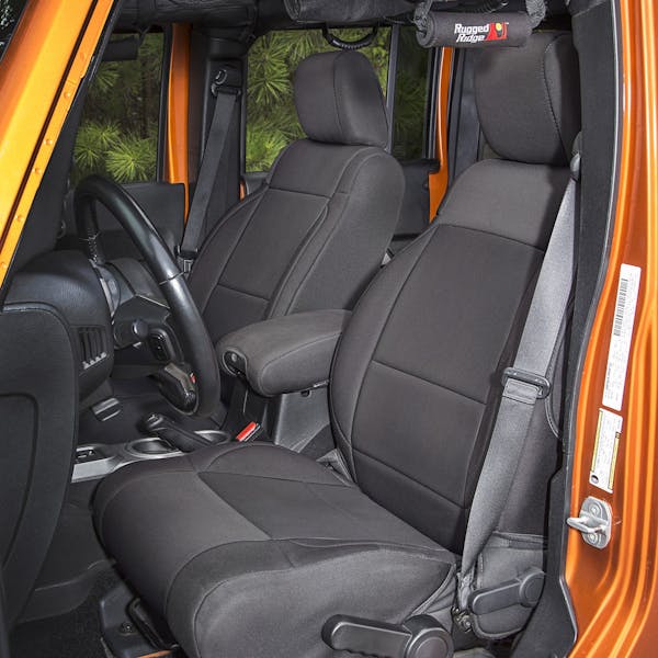 Rugged Ridge 13295.01 Seat Cover Kit, Black