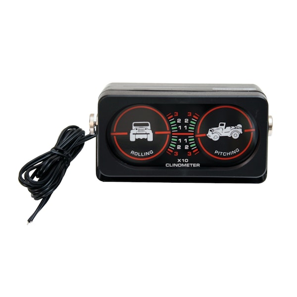 Rugged Ridge 13309.02 Clinometer with Light; Universal