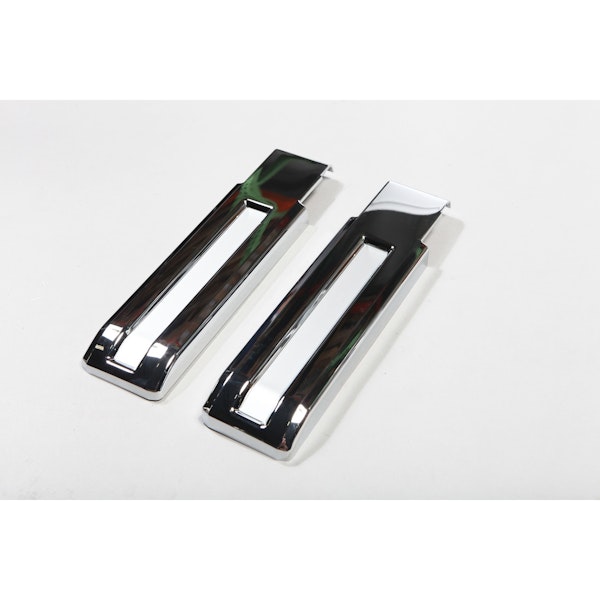 Rugged Ridge 13311.24 Tailgate Hinge Covers; Chrome; 07-17 Jeep Wrangler JK