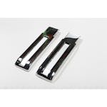 Rugged Ridge 13311.24 Tailgate Hinge Covers; Chrome; 07-17 Jeep Wrangler JK
