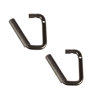 Rugged Ridge 13505.41 Steel Grab Handles, Front Pair, Black Rugged Ridge 13505.41 Steel Grab Handles, Front Pair, Black