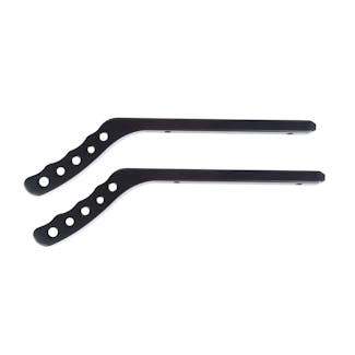 Rugged Ridge 13505.52 Aluminum Grab Handles, Rear Pair, Black Rugged Ridge 13505.52 Aluminum Grab Handles, Rear Pair, Black