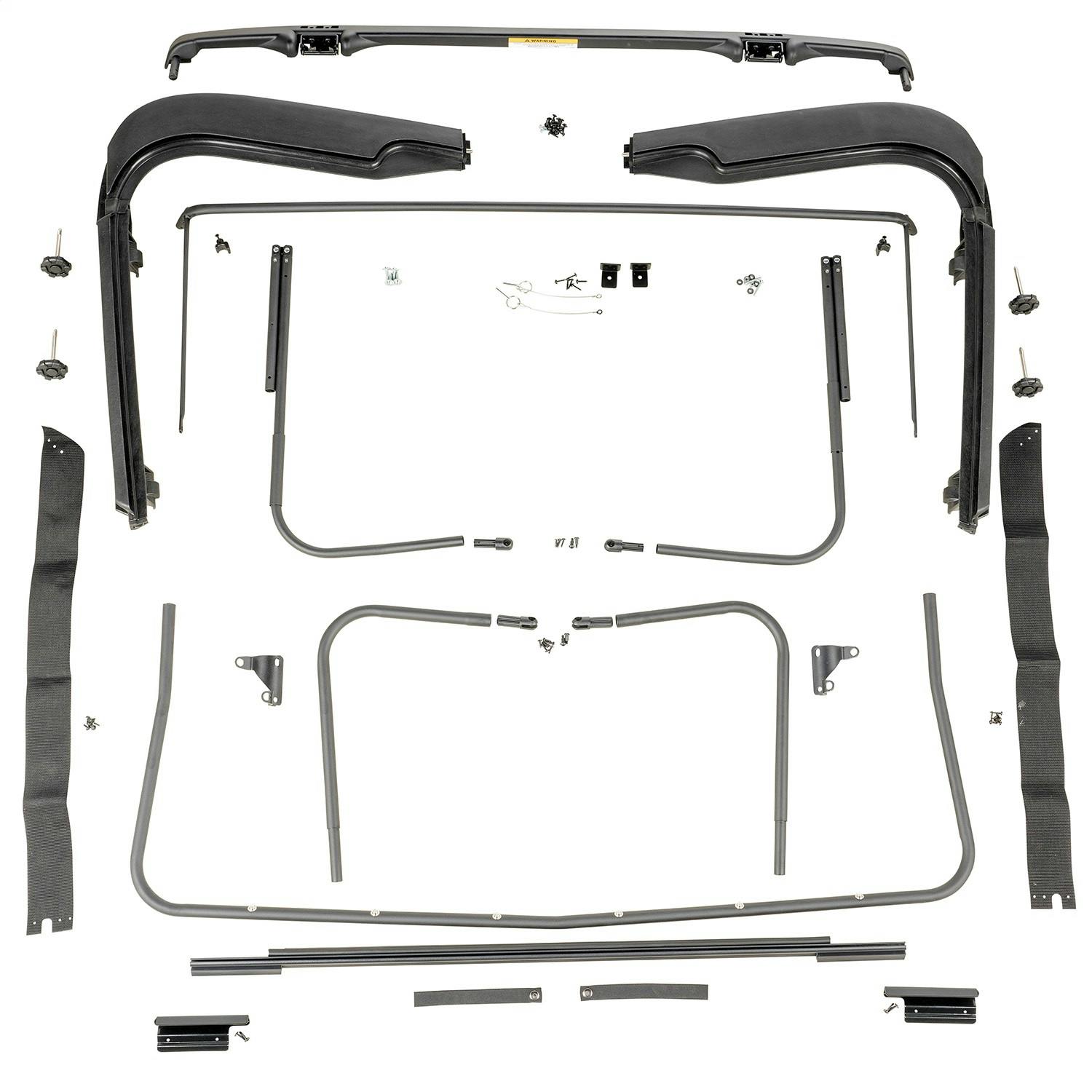 その他 Larry888 Rugged Ridge 13510.03 Factory Soft Top Hardware