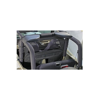Rugged Ridge 13552.09 Windbreaker; Gray; 80-06 Jeep CJ/Wrangler YJ/TJ