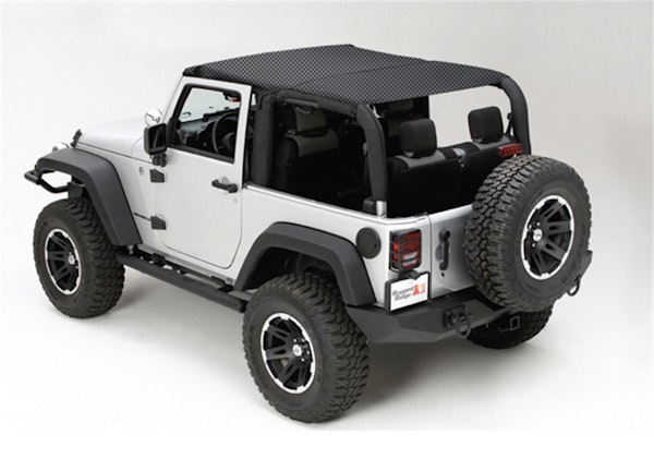 Rugged Ridge 13579.13 Mesh Island Top; 10-17 Jeep Wrangler JKU