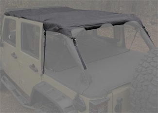Rugged Ridge 13622.35 Montana Pocket Island Topper, Black