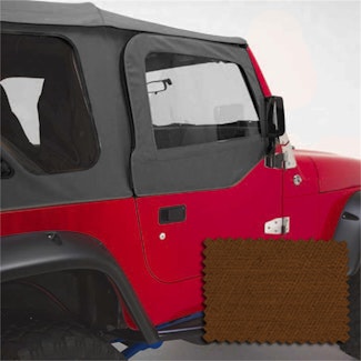 Rugged Ridge 13717.33 Door Skins; Dark Tan; 97-06 Jeep Wrangler TJ