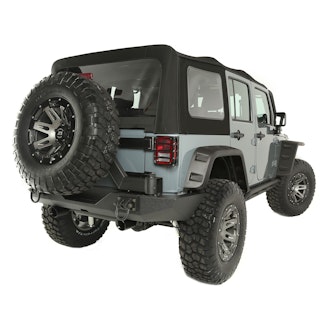 Rugged Ridge 13742.01 Soft Top, Black Diamond, Sailcloth