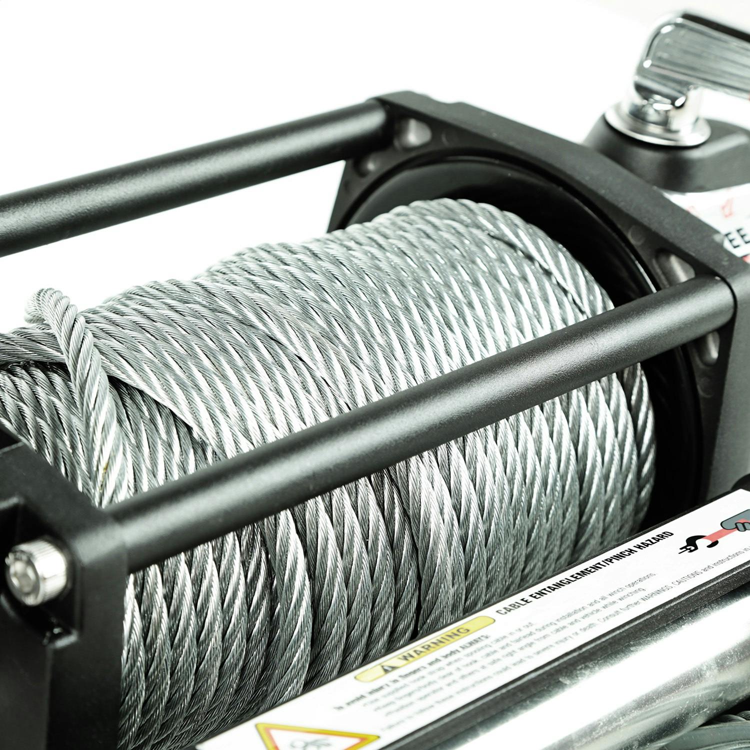 9500 LBS, Cable, Waterproof Rugged Ridge 15100.05 Nautic Winch