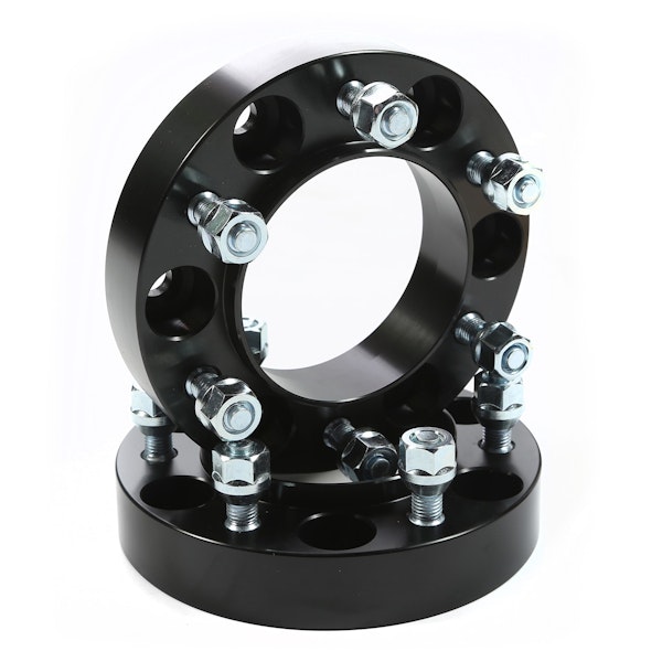 Rugged Ridge 15201.12 Wheel Spacers, 1.25 Inch, Black