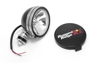 Rugged Ridge 15207.01 6 Inch Halogen Light Kit; Black Steel Housing Rugged Ridge 15207.01 6 Inch Halogen Light Kit; Black Steel Housing