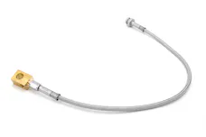 Rugged Ridge 16734.01 Stainless Steel Braided Front Brake Hose
