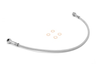 Rugged Ridge 16734.05 Front Brake Hoses; Stainless Steel; 76-81 Jeep CJ5/CJ7/CJ8