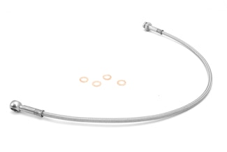 Rugged Ridge 16734.07 Front Brake Hoses; Stainless Steel; 87-95 Jeep Wrangler YJ