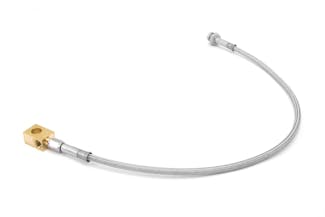 Rugged Ridge 16735.03 Stainless Steel Braided Rear Brake Hose Rugged Ridge 16735.03 Stainless Steel Braided Rear Brake Hose
