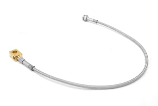 Rugged Ridge 16735.04 Rear Brake Hose; Braided Stainless Steel; 76-86 Jeep CJ Models Rugged Ridge 16735.04 Rear Brake Hose; Braided Stainless Steel; 76-86 Jeep CJ Models