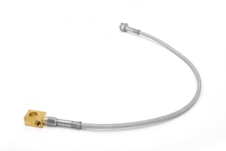 Rugged Ridge 16735.05 Rear Brake Hose; Braided Stainless Steel; 87-95 Jeep Wrangler YJ Rugged Ridge 16735.05 Rear Brake Hose; Braided Stainless Steel; 87-95 Jeep Wrangler YJ
