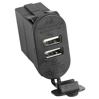 Rugged Ridge 17235.16 Dual USB Port With Qi capabilities 3.0