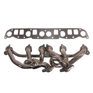 Rugged Ridge 17650.52 Header; Polished Stainless Steel; 4.0L; 00-06 Jeep Wrangler TJ