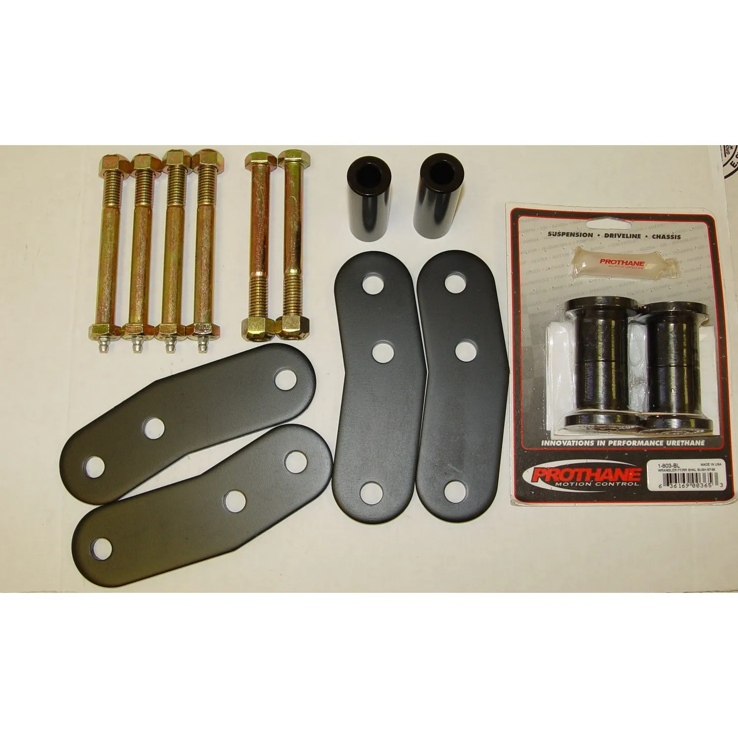 Rugged Ridge 18265.19 HD Rear Leaf Spring Shackles; 1 Inch Lift
