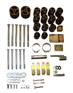 Rugged Ridge 18303.10 3 Inch Body Lift; 97-06 Jeep Wrangler TJ