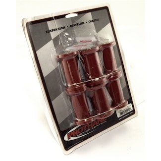 Rugged Ridge 18364.03 Leaf Spring Bushing Kit, Front or Rear, Red