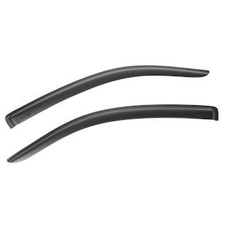 Rugged Ridge 81349.11 Front Window Visors; Matte Black; 07-14 Toyota Tundra CrewMax Pickup