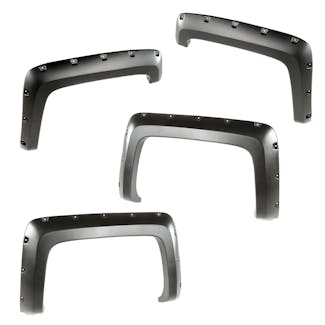 Rugged Ridge 81630.22 Fender Flare Kit; Black; 14-17 Chevrolet Silverado 1500 Long Bed Rugged Ridge 81630.22 Fender Flare Kit; Black; 14-17 Chevrolet Silverado 1500 Long Bed