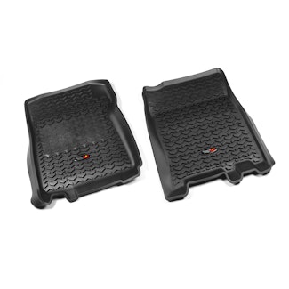 Rugged Ridge 82902.04 Front Floor Liners, Black