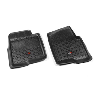 Rugged Ridge 82902.31 Floor Liners; Front; Black; 11-14 Ford F-150