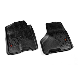 Rugged Ridge 82903.04 Front Floor Liners, Black