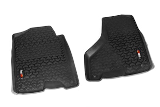 Rugged Ridge 82903.08 Front Floor Liners, Black