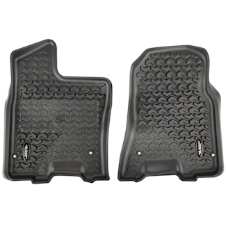 Rugged Ridge 82903.13 Floor Liner Set, Front, Pair, Black