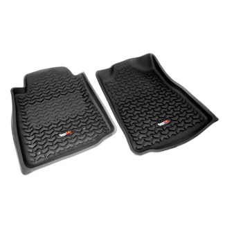 Rugged Ridge 82904.10 Front Floor Liners, Black