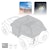 Smittybilt 1070 JL Cab Cover Gray W/Door Flaps 2-Door