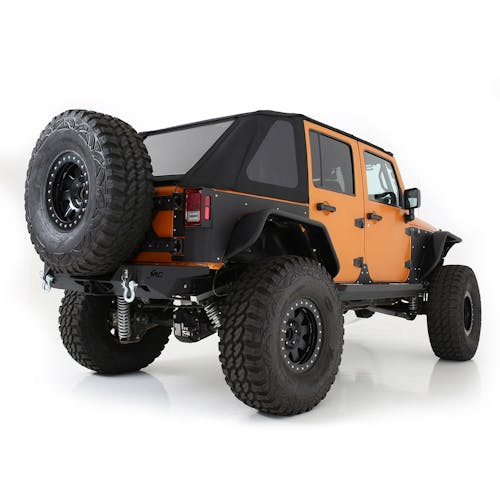 BOWLESS TOP, BLACK DIAMOND; 07-16 JEEP WRANGLER JK, 2-DOOR