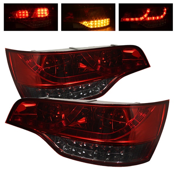 Spyder Auto 5000309 (Spyder) Audi Q7 07-09 LED Tail Lights-Red Smoke