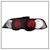 Spyder Auto 5000330 (Spyder) Acura RSX 02-04 Euro Style Tail Lights-Black