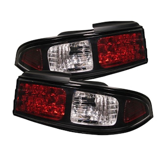 Spyder Auto 5006622 (Spyder) Nissan 240SX 95-98 LED Tail Lights-Black