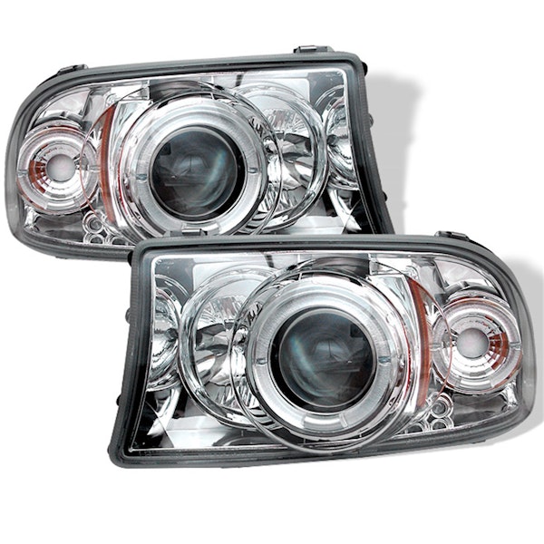 Spyder Auto 5009791 (Spyder) Dodge Dakota 97-04/Durango 98-03 1PC Projector Headlights-LED Halo-LED