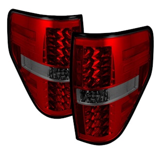 Spyder Auto 5012012 (Spyder) Ford F150 09-14 LED Tail Lights-Red Smoke