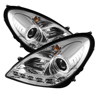 Spyder Auto 5014993 (Spyder) Mercedes Benz SLK 05-10 Projector Headlights-Xenon/HID Model Only ( Not