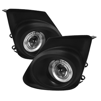 Spyder Auto 5038555 (Spyder) Toyota Corolla 11-13 Halo Projector Fog Lights w/Switch-Clear
