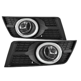 Spyder Auto 5080479 (Spyder) Cadillac SRX 2010-2016 OEM Style Fog Lights W/Universal Switch-Clear