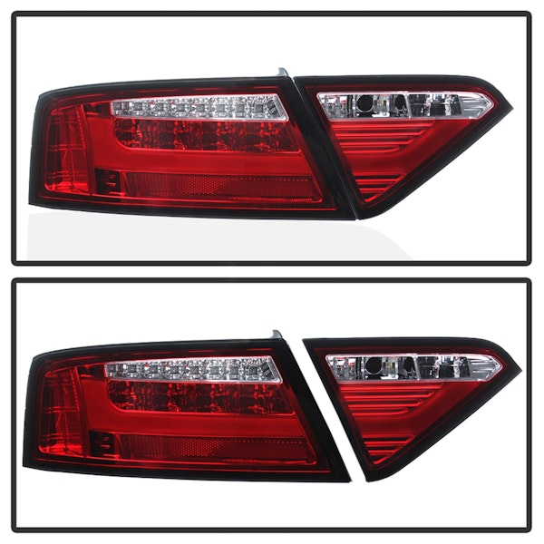 Spyder Auto 5083258 (Spyder) Audi A5 08-12 LED Tail Lights-LED Model Only ( Not Compatible With Inca