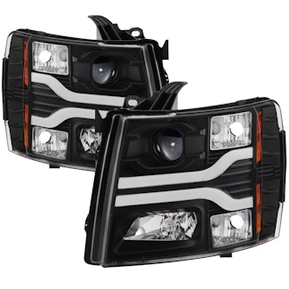 Spyder Auto 5083609 (Spyder) Chevy Silverado 1500 07-13/2500HD/3500HD 07-14 Version 3 Projector Head