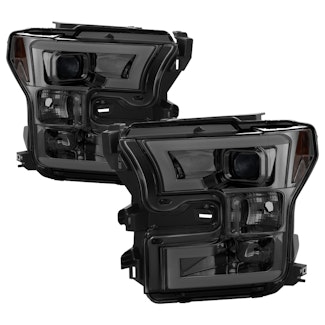 Spyder Auto 5083678 (Spyder) Ford F150 2015-2017 Projector Headlights-High H1 (Included)-Low H7 (Inc